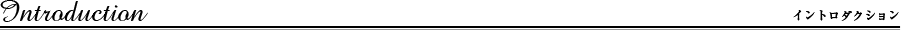 INTRODUCTION